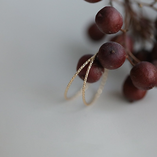Solid 14K Gold Dainty Super Thin Band, Stackable Real Gold Delicate Thin Band Ring, Gift For Her, Minimalism Gold Band