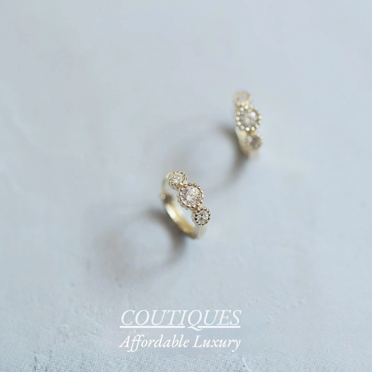 9K Solid Gold Dainty Mini Hoop Earrings, Mini Small Hoop Dangle Earrings, Real Gold Dangle Earrings, CZ Flower Gold Earrings, Gift For Her